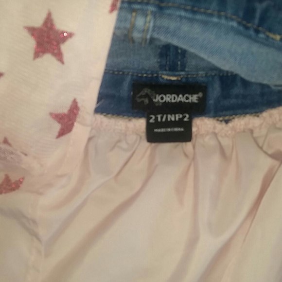 Jordache Overall star skirt. - Picture 4 of 4
